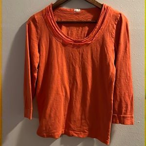 Medium Orange J.Crew Top